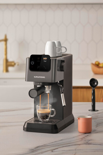 Delisia Coffee KSM 4330 Süt Köpürtücülü Manuel Espresso Makinesi - 1