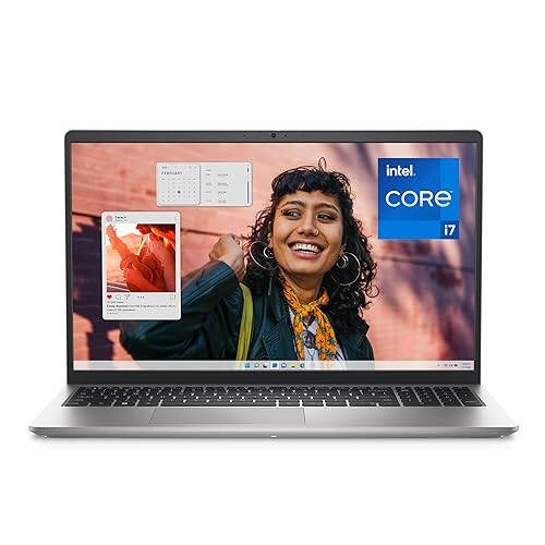 Dell Inspiron 3530 Noutbuk - 15.6 dyuymli FHD (1920x1080) Tegin ekran, Intel Core i7-1355U, 16GB DDR4 RAM, 1TB SSD, Intel Iris Xe Grafik kartasi, Windows 11 Home - Platina kumush - 1