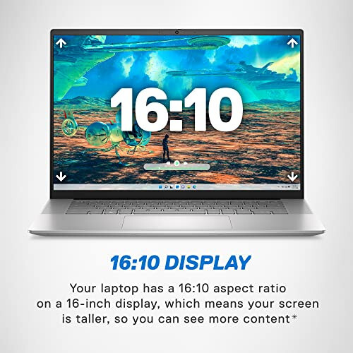 Dell Inspiron 5630 Dizüstü Bilgisayar - 16.0 inç 16:10 FHD+ (1920x1200) Ekran, Intel Core i7-1360P, 16GB LPDDR5 RAM, 1TB SSD, Intel Iris Xe Grafik Kartı, Windows 11 Pro, Premium Destek Göç - Gümüş - 2