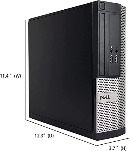 Dell OptiPlex Computer Desktop PC, Intel Core i5 3rd Gen 3.2 GHz, 16GB RAM, 2TB HDD, New 22 Inch LED Monitor, RGB Keyboard and Mouse, WiFi, Windows 10 Pro (Renewed) - 5