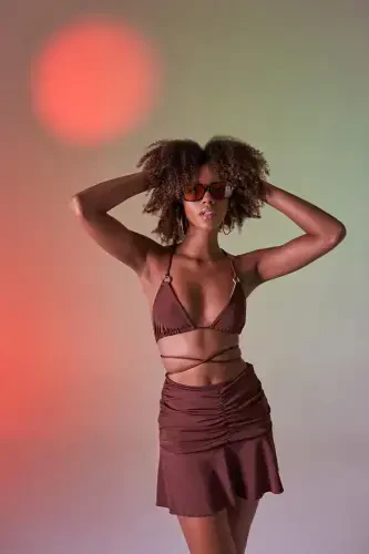 Delphi Skirt Brown - HOLLY LOLLY (1)