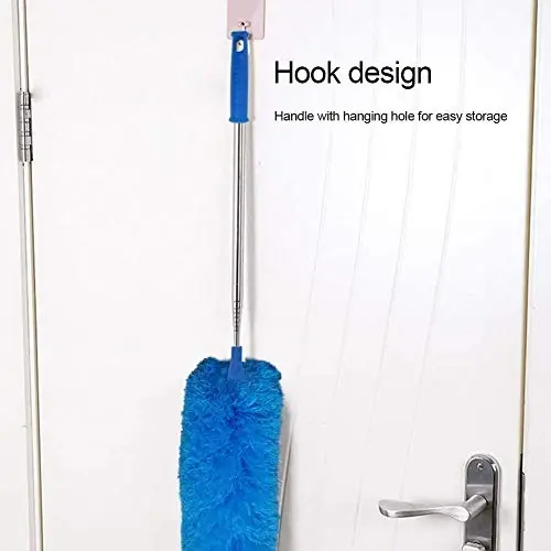 DELUX Microfiber Feather Duster Extendable Duster with 100 inches Extra Long Pole, Bendable Head & Long Handle Dusters for Cleaning Ceiling Fan, High Ceiling, Blinds, Furniture & Cars - 4