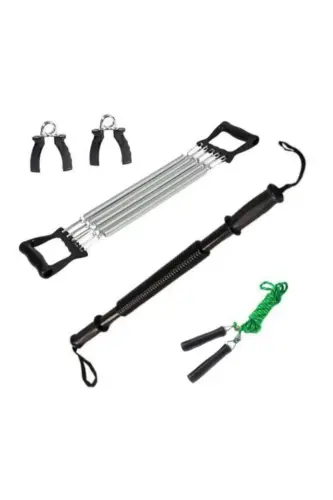 delux set chest exercise equipment wrist strengthener - 1