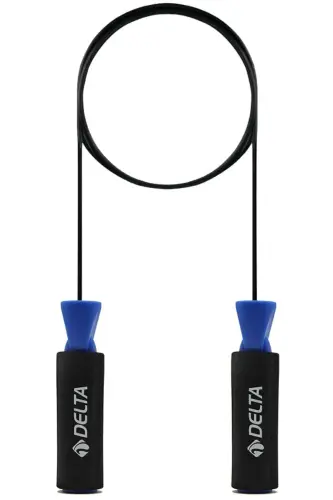Deluxe Adjustable Jump Rope with Foam Handles and Bearings 