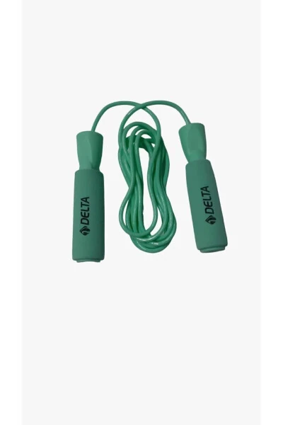 Deluxe Adjustable Jump Rope with Foam Handles and Bearings - DELTA