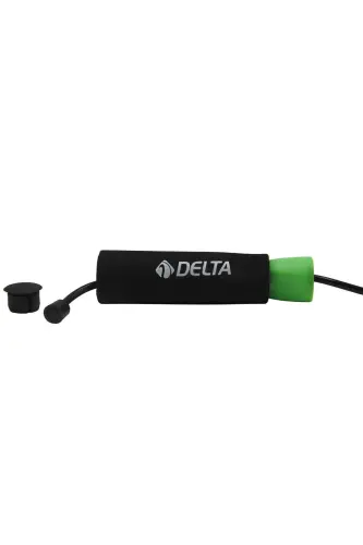 Deluxe Sponge Grip Bearing Adjustable Jump Rope-GREEN - DELTA (1)