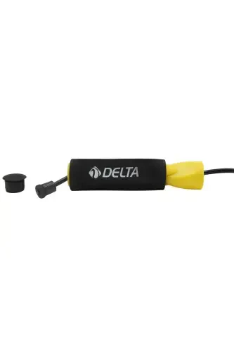 Deluxe Sponge Grip Bearing Adjustable Jump Rope-YELLOW - DELTA (1)