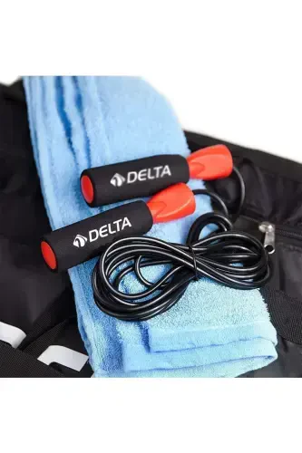 Deluxe Sünger Tutamaçlı Rulmanlı Ayarlanabilir Atlama İpi-KIRMIZI - 5