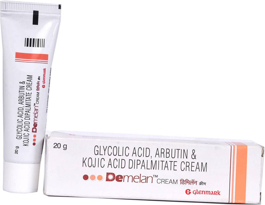 Demelan Cream Glycolic Acid Arbutin, Kojic Acid Hyper Pigmentation Skin Care - 2