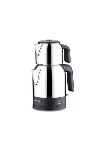 Demkolik Electric Kettle Inox/black-grey - KORKMAZ (1)