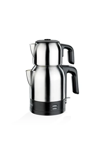 Demkolik Satin/Black Electric Kettle - 3