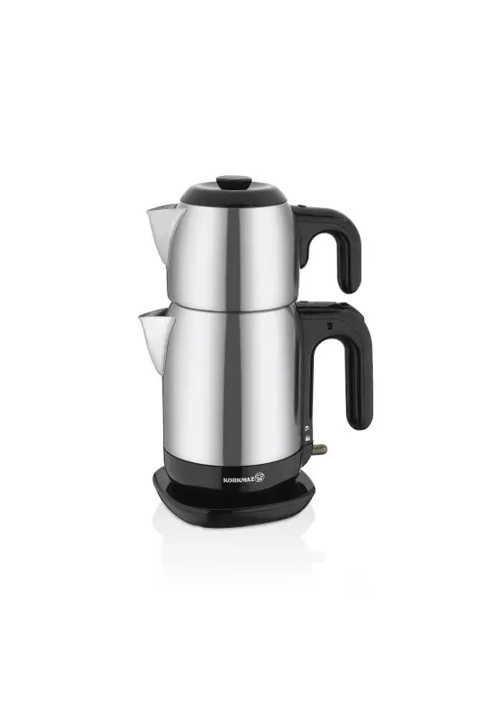 Demtez Satin/black Electric Kettle 1.6 L A369-13 - KORKMAZ