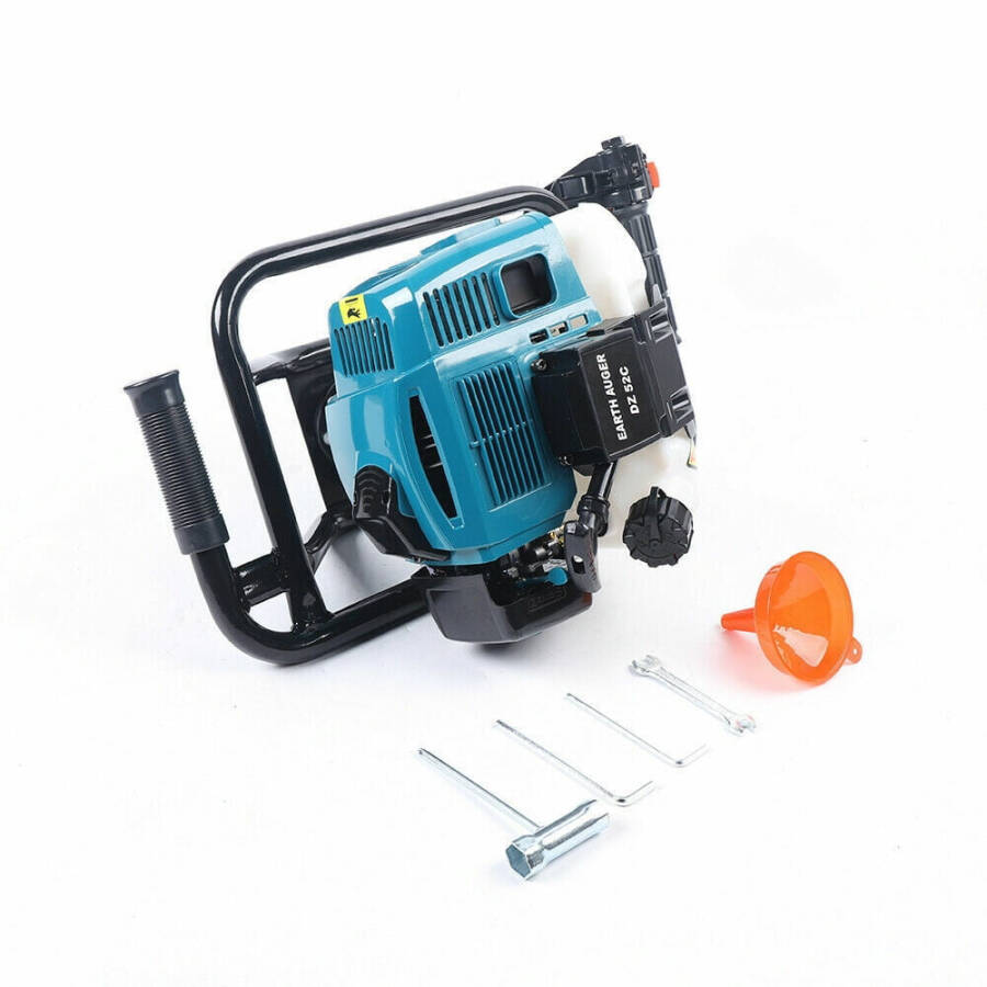 Denest 52CC 2 Stroke Post Hole Digger Benzin bilan ishlaydigan tuproq burg'ulash mashinasi 4