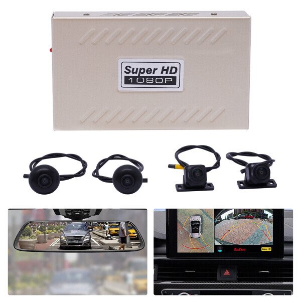 Denest HD Car 360 Bird View Surround System DVR Record Backup Camera parking monitoring - 9