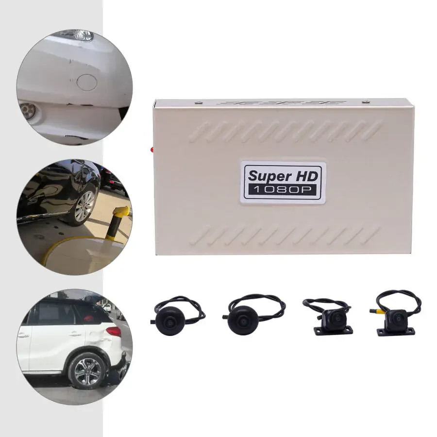 Denest HD Car 360 Bird View Surround System DVR Record Backup Camera parking monitoring - 13