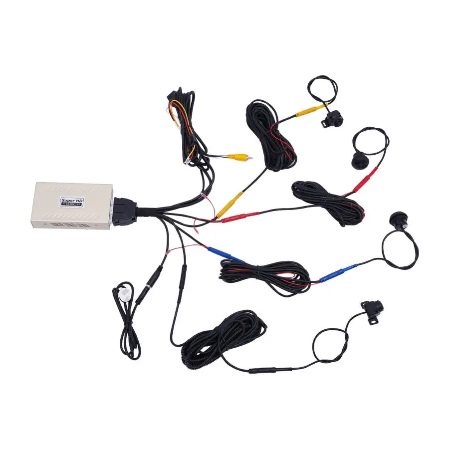 Denest HD Car 360 Bird View Surround System DVR Record Backup Camera parking monitoring - 5