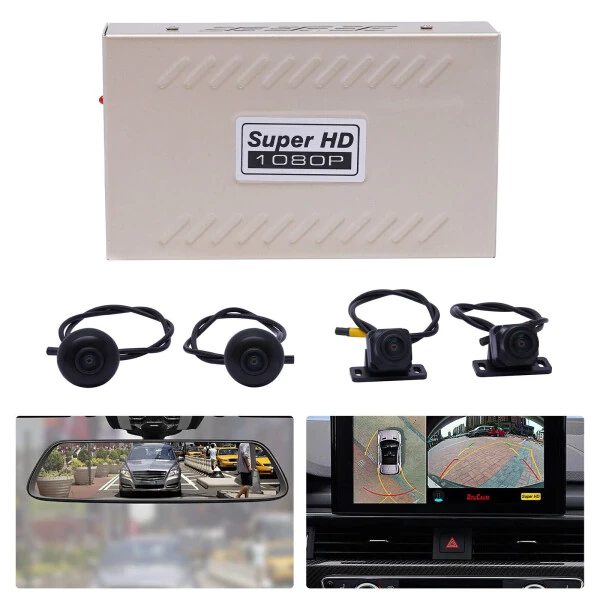 Denest HD Car 360 Bird View Surround System DVR Record Backup Camera parking monitoring - 9