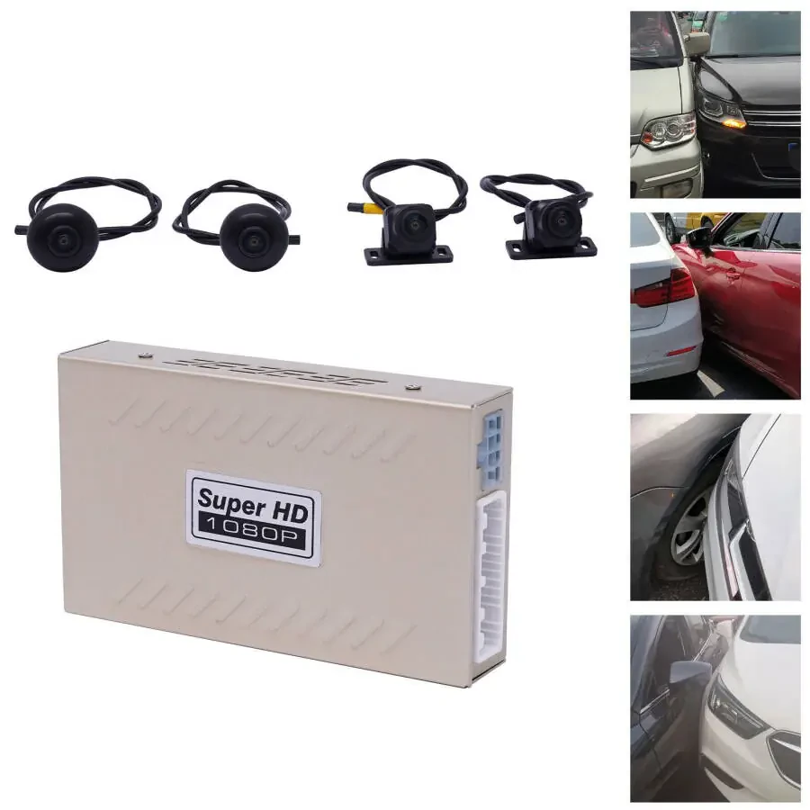 Denest HD Car 360 Bird View Surround System DVR Record Backup Camera parking monitoring - 10