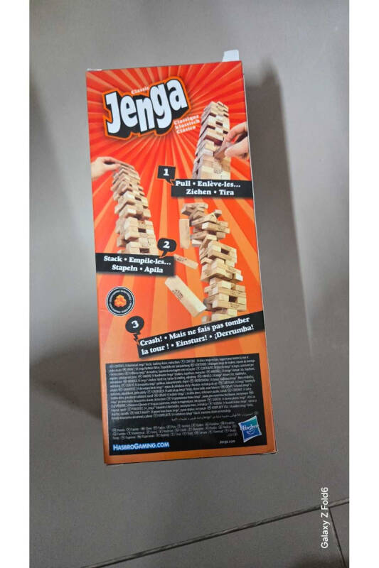 Denge Oyunu Jenga - Ahşap Büyük Boy 54 Parça - 2