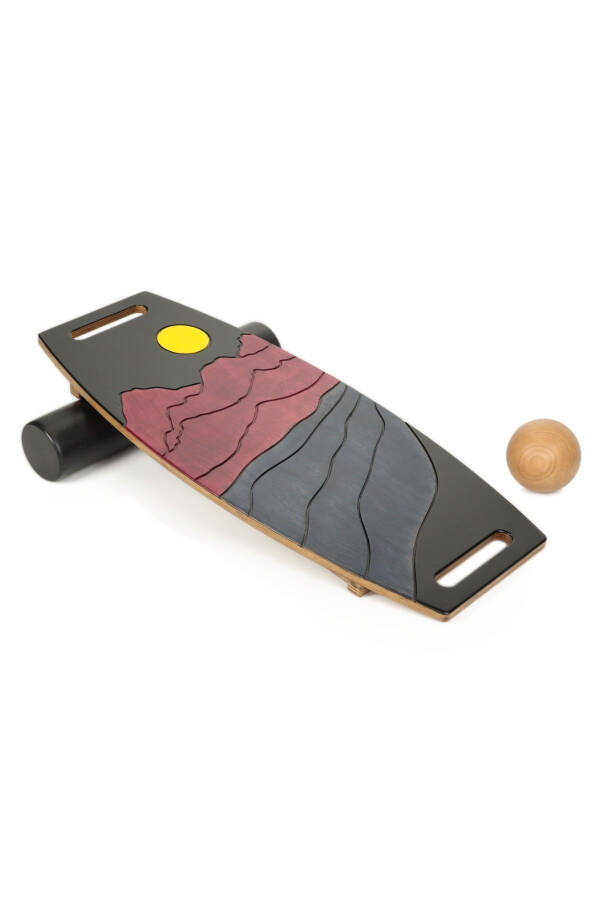 Denge Tahtası Balance Board Çift Fonksiyonlu Gym Board Rocket Board 73 x 31 CM - 20