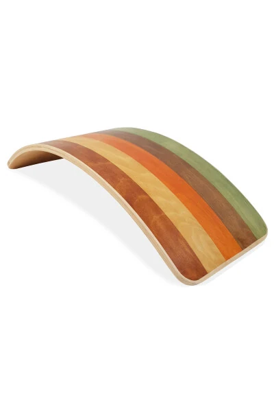 Denge Tahtası Balance Board Doğal Ahşap Çocuk Oyuncak - BEE SMART (1)