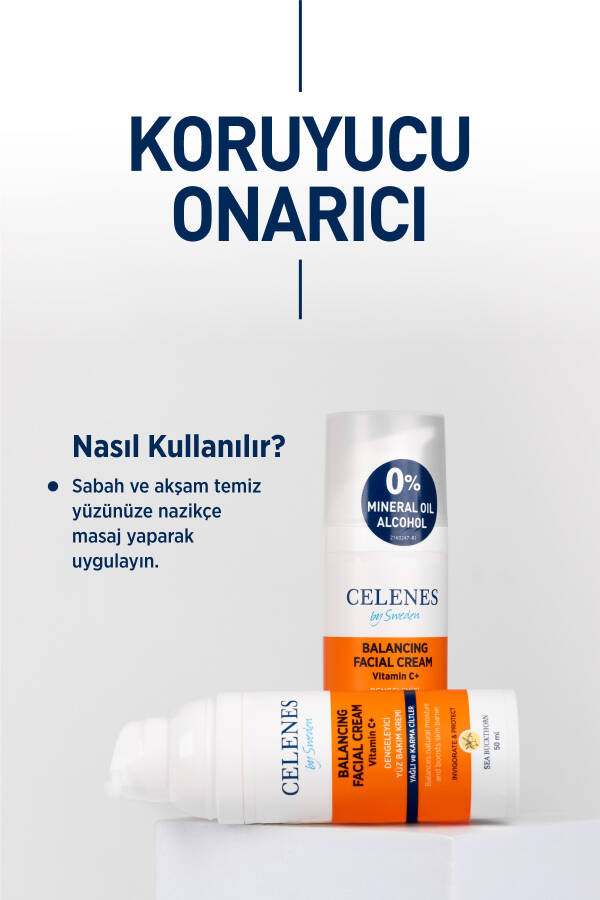 Dengilashtiruvchi yuz kremi 50ml yog'li va aralash teriga mo'ljallangan dengiz iğdesi - 4