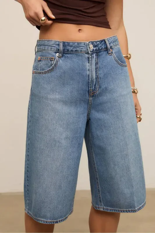 Denim Bermuda shorts - 3