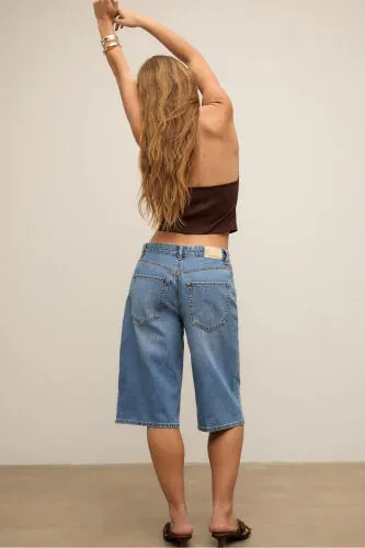 Denim Bermuda shorts - 4