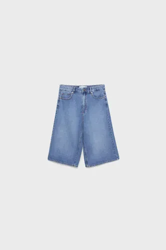Denim Bermuda shorts - 6
