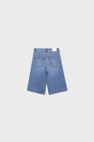 Denim Bermuda shorts - 7