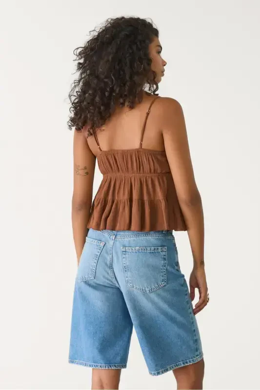 Denim Bermuda shorts - 5