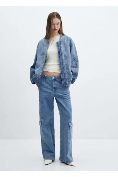 Denim bomber ko'ylagi - MANGO (1)