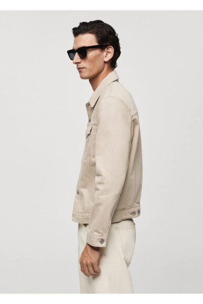 Denim jacket with pockets - 7