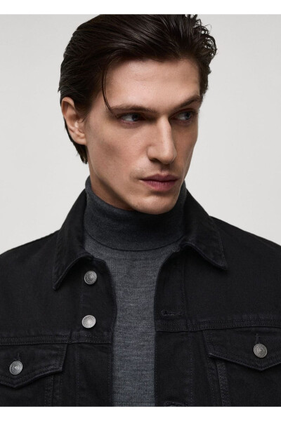 Denim Jacket with Pockets - 2