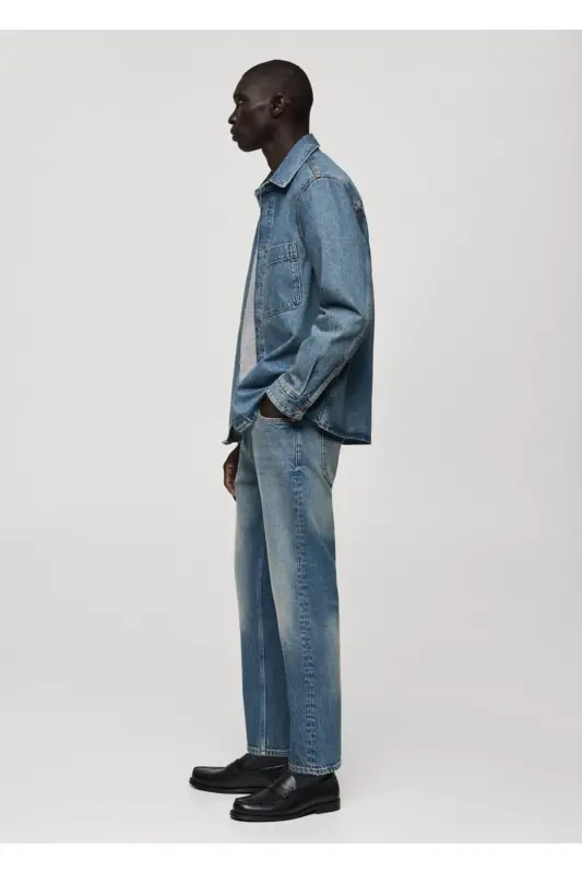 Denim jacket with pockets - 7