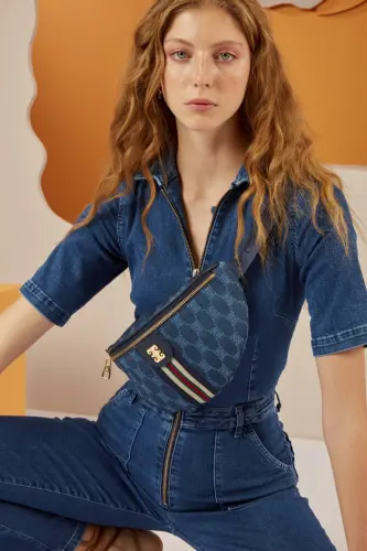 Denim Kadın Bel Çantası 05PO22Y1633 - Denim - 1