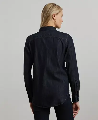 Denim ko'ylak -To'q yuvish - LAUREN RALPH LAUREN (1)