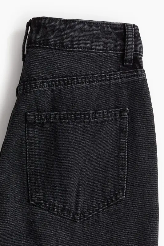 Denim pants with faux diamond embellishments - 3