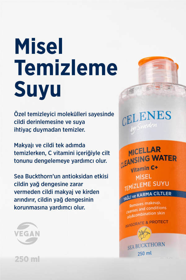 Deniz İğdesi Misel Temizleme Suyu 250ml Yağlı/Karma - 3