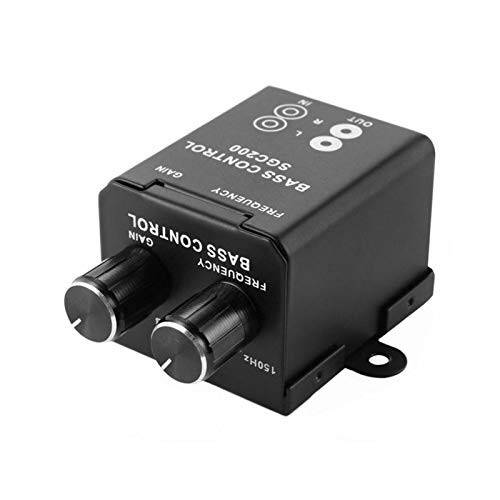 Denpetec Car Bass Controller, Car Audio Amplifier Subwoofer Equalizer Crossover Volume Regulator Bass Controller Knob - 1