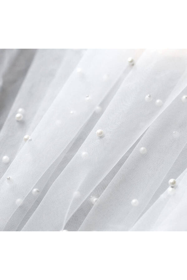 Dense Pearl Veil 2.5 Meter Length 1.5 Width - 25