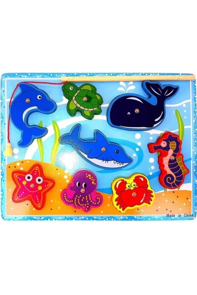 Деревянная игрушка для рыбалки - OKÇU (1)