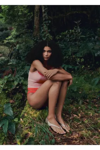 Deri bantlı sandalet - Gümüş Rengi - MANGO WOMAN (1)