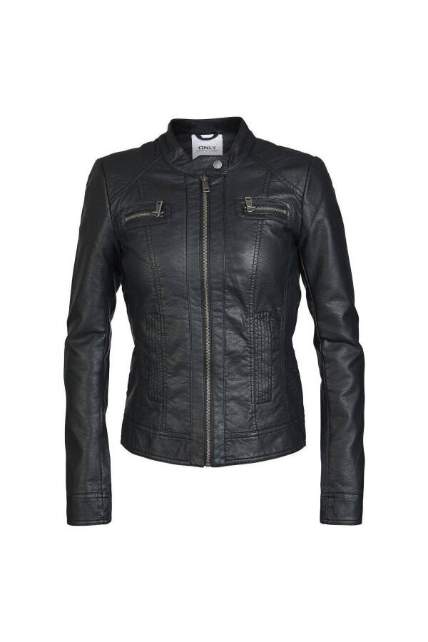 Deri Ceket Onlbandit Faux Leather Biker 15081400-blk - 3