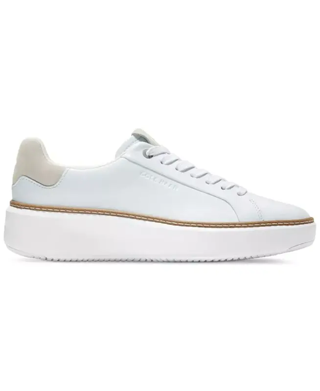 Women's Leather Grandpro Topspin Casual Sneakers - White Dove - 2