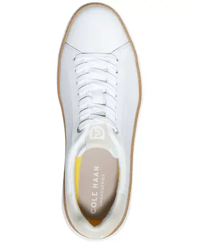 Women's Leather Grandpro Topspin Casual Sneakers - White Dove - 4