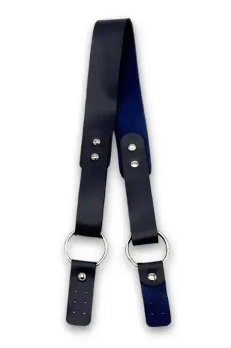 Deri Halkalı Tek Çanta Sapı 72 Cm-Lacivert - SENSY (1)