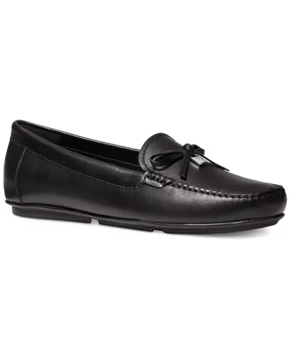 Leather Juliette Moccasin Loafers - 1