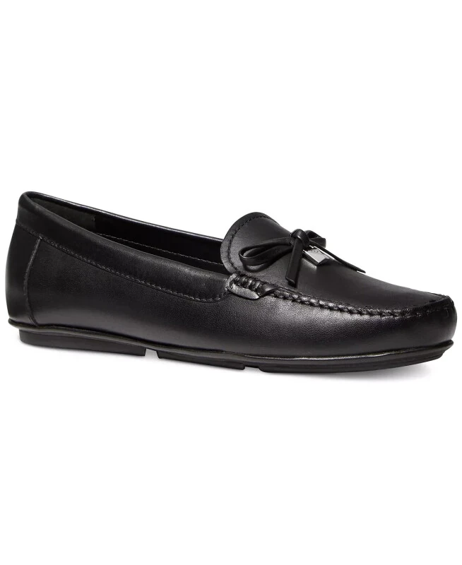 Leather Juliette Moccasin Loafers - MICHAEL KORS