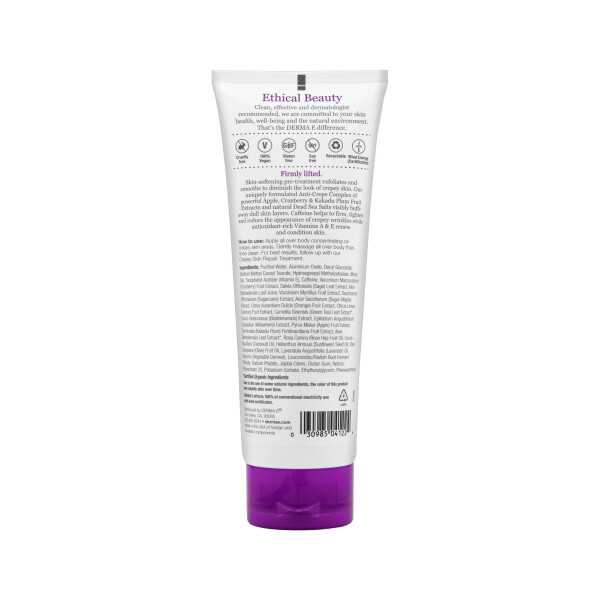 Derma E Crepey Skin Pre-Treatment Exfoliating Scrub, 6 oz - 8